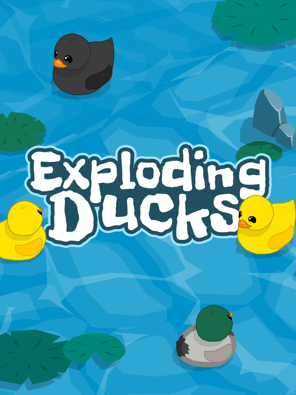 Juego de patos explosivos con color intenso